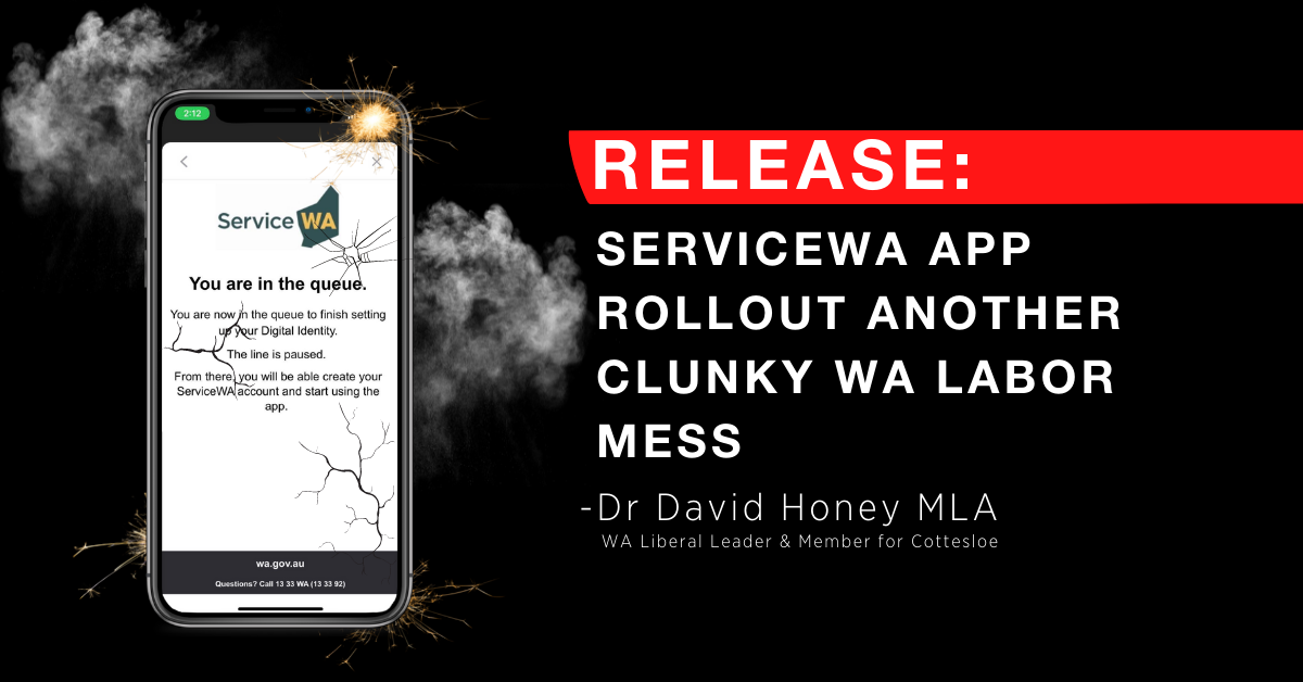 Release: Servicewa App Rollout Another Clunky WA Labor Mess
